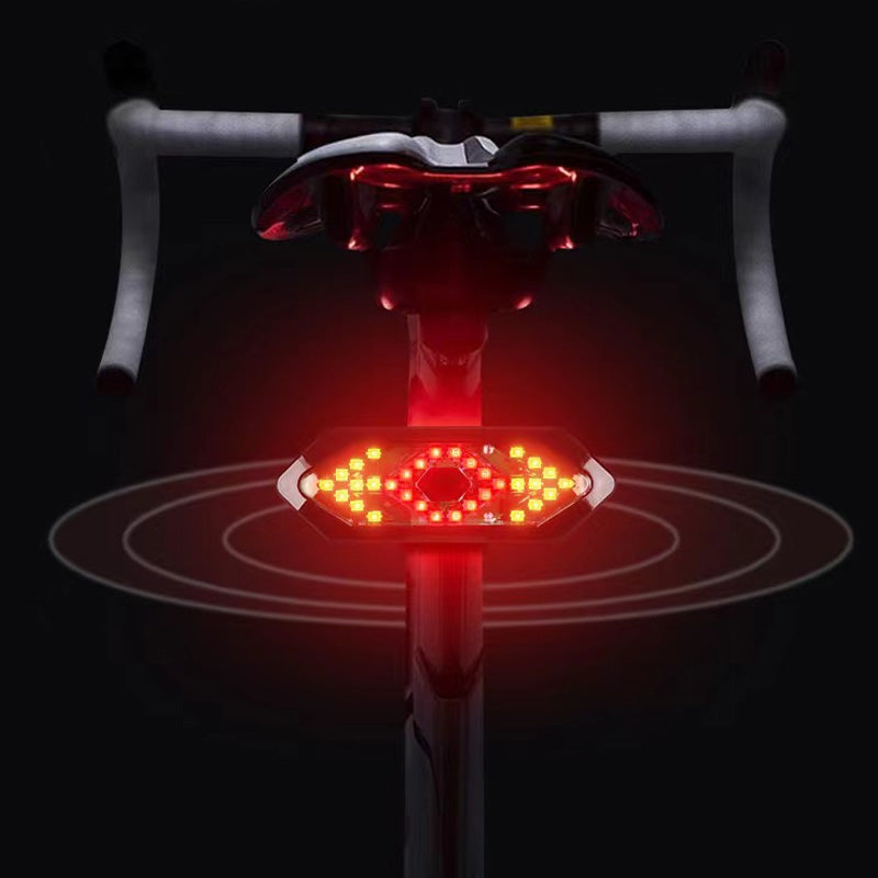 Waterproof Night Riding Bike Steering Tail Light