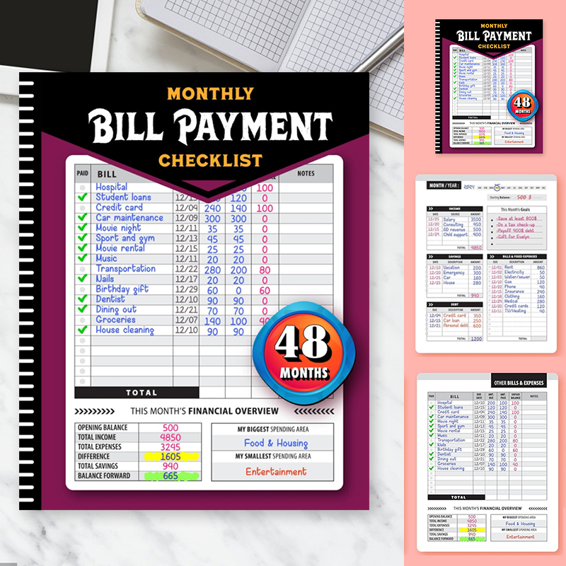 Payment Record Keeping Book