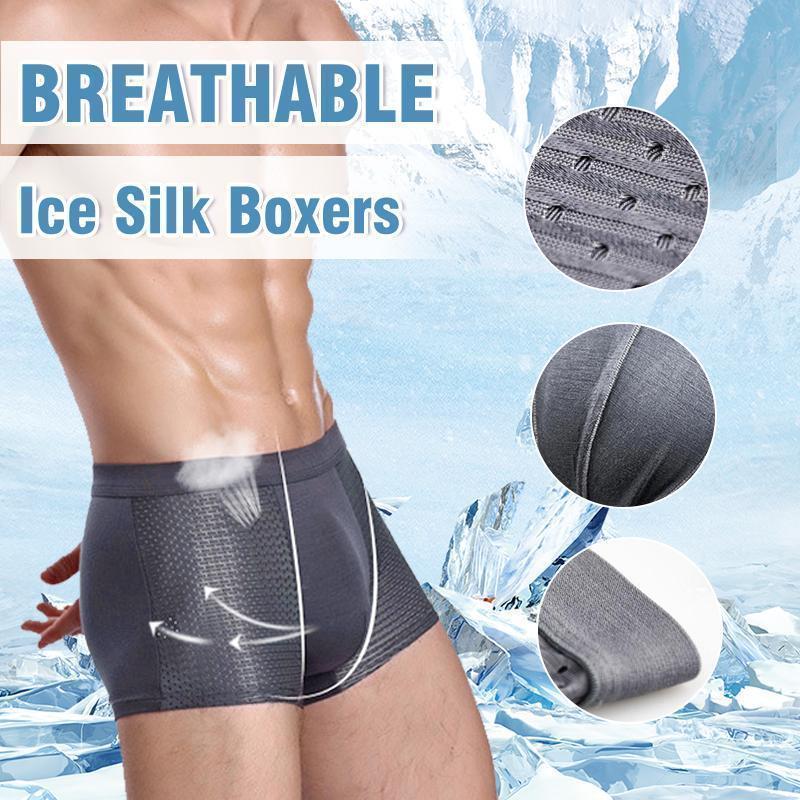 Men's Honeycomb Breathable Ice Silk Underwear