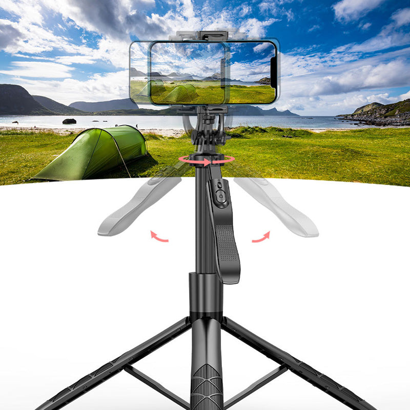 360° Retractable Tripod Selfie Stick with Remote Control