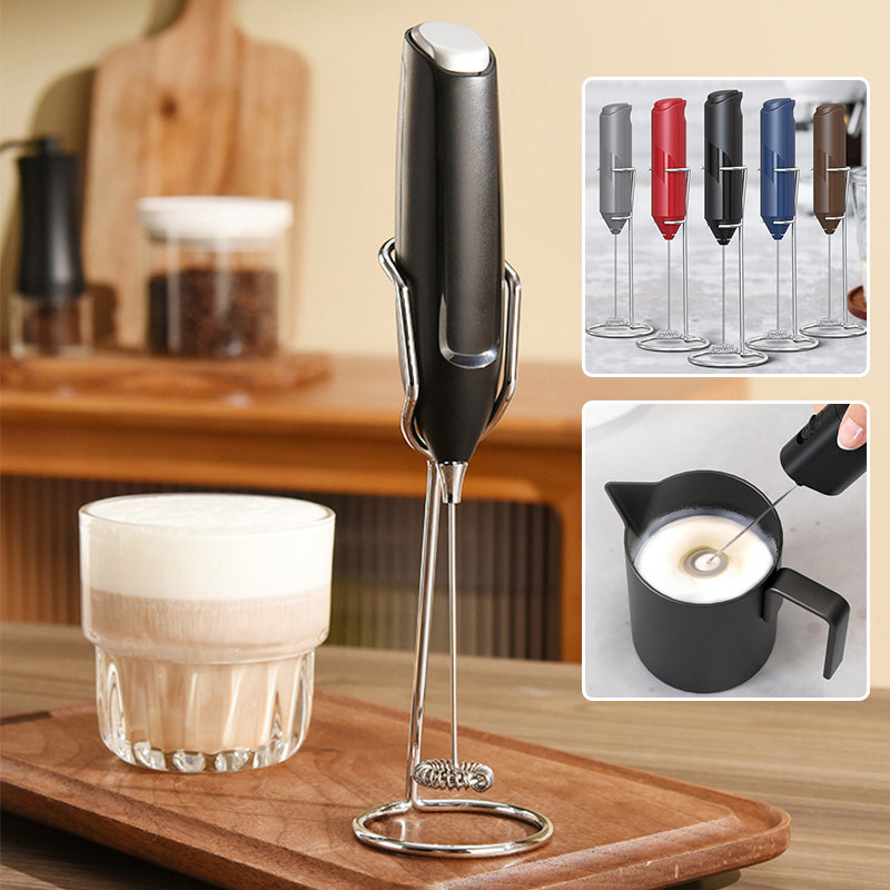 Premium Milk Frother With Stand