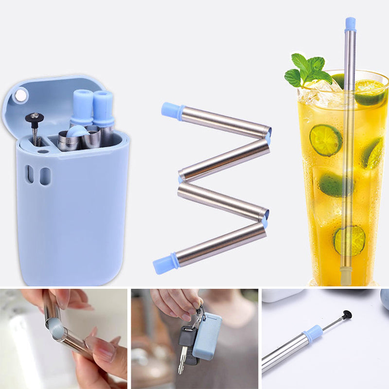 Stainless Steel Folding Straw