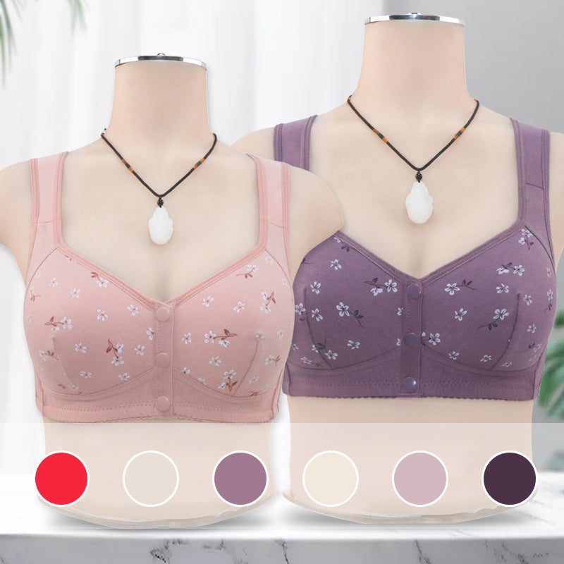 Lifesparking Convenient Front Button Bra