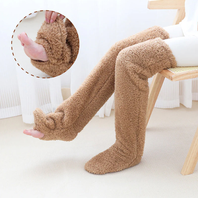 Fluffy Sock Slippers